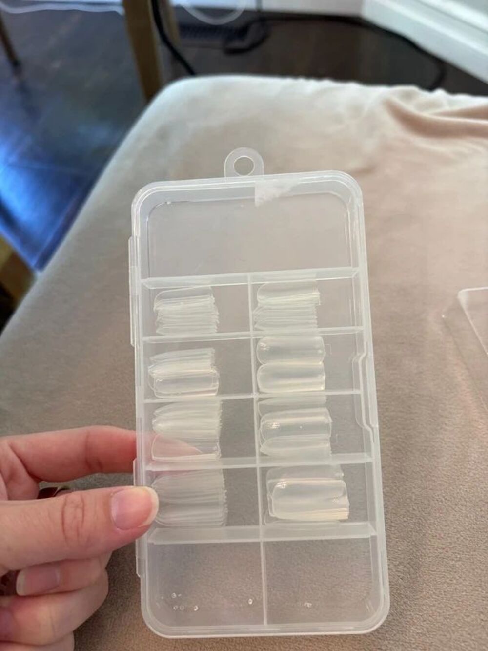 Clear acrylic press on nails